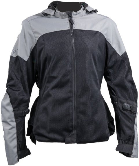 Speed and Strength Starstruck Mesh Jacket Grey/Black Womens - Small