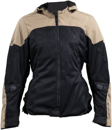 Speed and Strength Starstruck Mesh Jacket Trench Tan/Black Womens - XL
