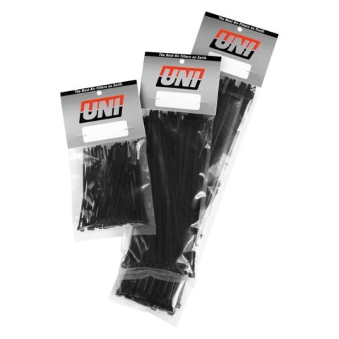 Uni Filter 4in Cable Ties - Black - 50pcs