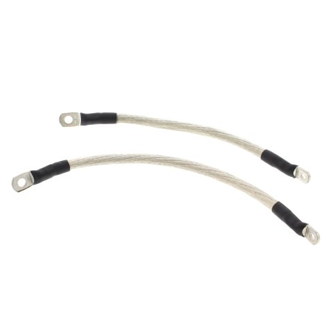 All Balls Racing 93-96 Harley-Davidson FLSTC Heritage Classic Battery Cable Kit Clear