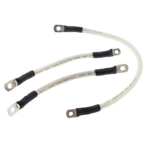 All Balls Racing 95-98 Harley-Davidson FXD Super Glide Battery Cable Kit Clear