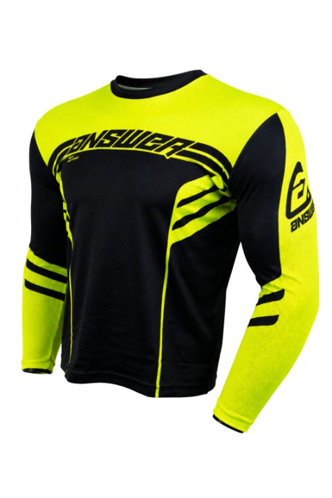 Answer 25 Arkon Nitrus Jersey Black/Hyper Acid Youth - Small
