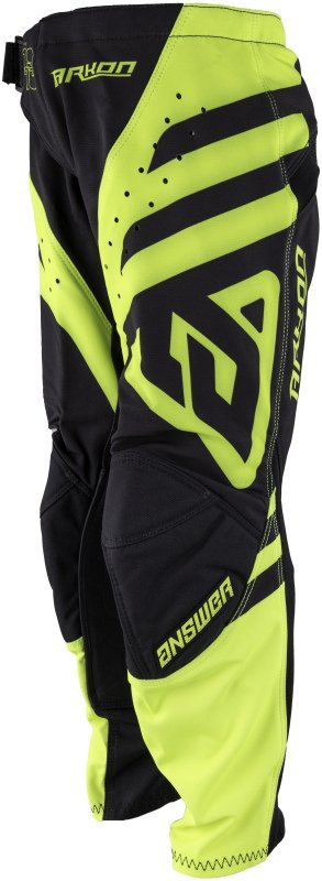 Answer 25 Arkon Nitrus Pants Black/Hyper Acid Youth Size - 16