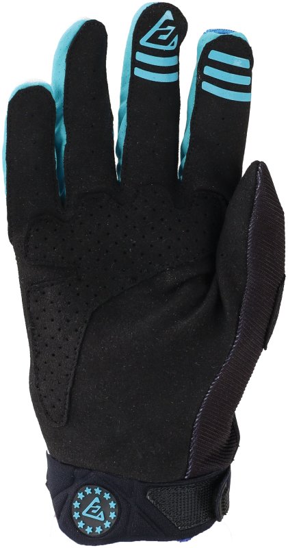Answer Peak Flo Gloves Black/Blue/White - 2XL