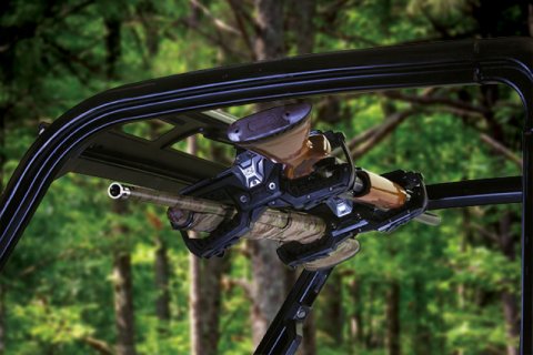 Seizmik 04+ A Cat/ Hon/JD/ Kaw/ Pol/ Suz/ Yam OHGR 2 Gun Rack 1.75 Clamp