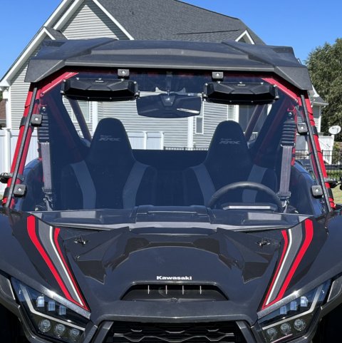 Seizmik 20-23 Kawasaki KRX1000 Teryx Windshield Versa-Vent Hard-Coated