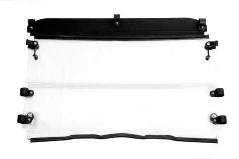 Seizmik 10-14 Polaris 400-570 Ranger Mid-Size - 1.75 in. Versa-Fold Windshield - UV Resistant Poly