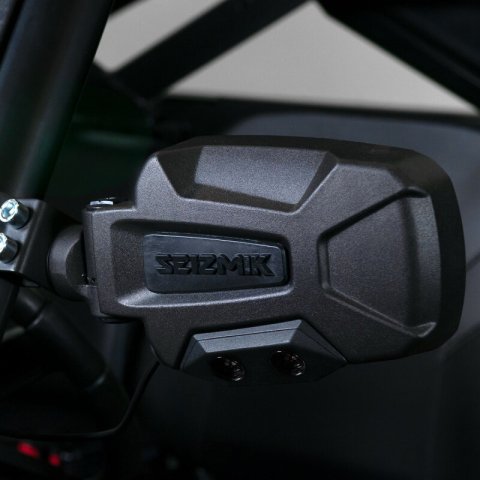 Seizmik 24+ Pol/Cam/Hon/Kaw Pursuit Night Vision LED Sideview Mirror-Adj. 1.75-2 in. ROP Clamp Pair
