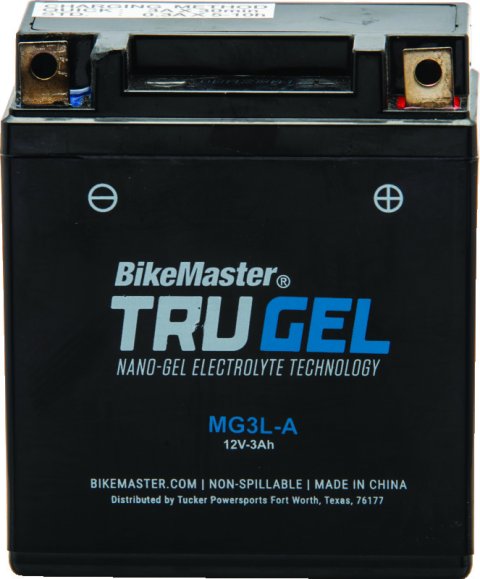 BikeMaster TruGel Battery - MG3L-A