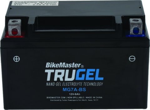 BikeMaster TruGel Battery - MG7A-BS
