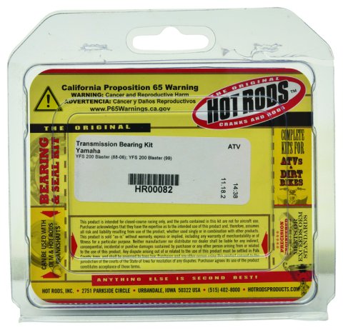 Hot Rods 88-06 Yamaha YFS 200 Blaster 200cc Transmission Bearing Kit