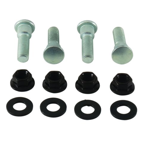 QuadBoss 04-06 Yamaha YFM350R Raptor Front Wheel Stud & Nut Kit