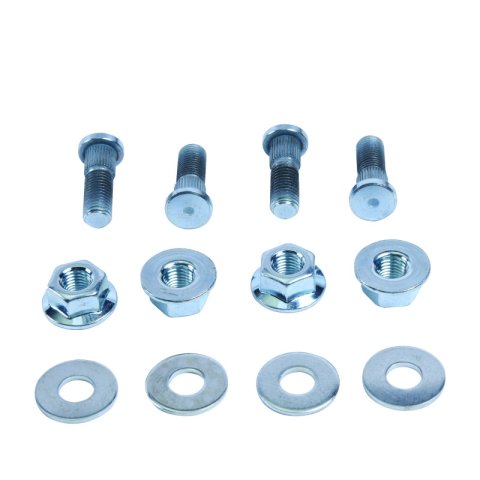 QuadBoss 08-14 Kawasaki KFX450R Front Wheel Stud & Nut Kit