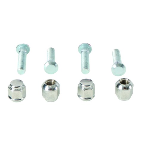 QuadBoss 01-04 Honda TRX500FA FourTrax Foreman Rubicon 4x4 AT (02) Front Wheel Stud & Nut Kit