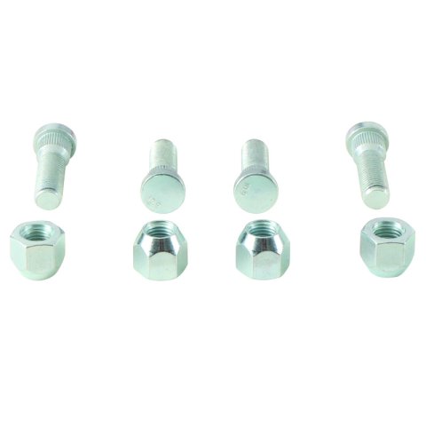 QuadBoss 13-15 Polaris Brutus HD PTO Front Wheel Stud & Nut Kit
