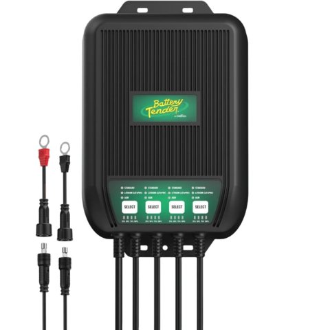 Battery Tender 40A 12V Wave Charge Pro 4 Bank Battery Charger Marine