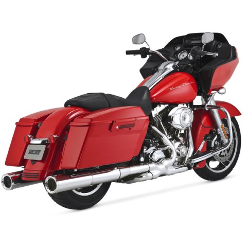 Vance & Hines HD Dresser 17-22 Hi-Output S/O Chrome Slip-On Exhaust