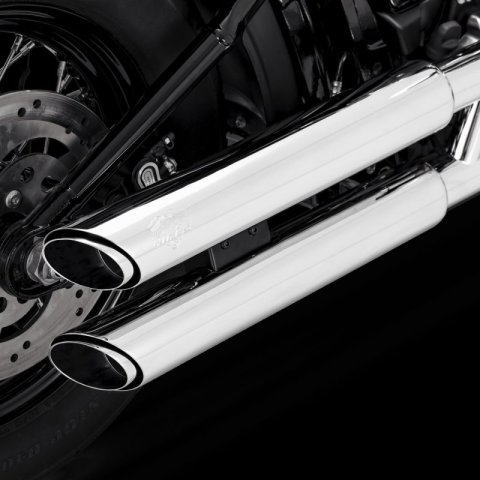 Vance & Hines 18-22 Harley-Davidson Softail Twin Slash S/OS PCX Slip-On Exhaust - Chrome