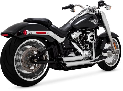 Vance & Hines HD 18-22 Fatboy/Blackout Shortshots Staggered PCX Full System Exhaust