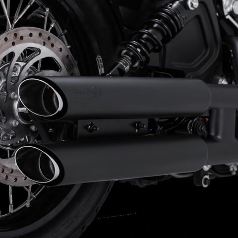 Vance & Hines 15-20 Harley-Davidson Indian Scout Twin Slash 3in PCX Slip-On Exhaust