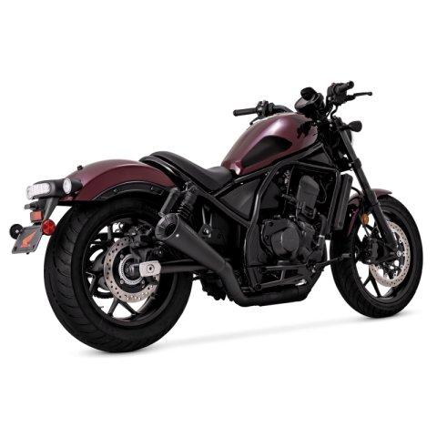 Vance & Hines HONDA 21-22 Rebel 1100 S/O Black Slip-On Exhaust