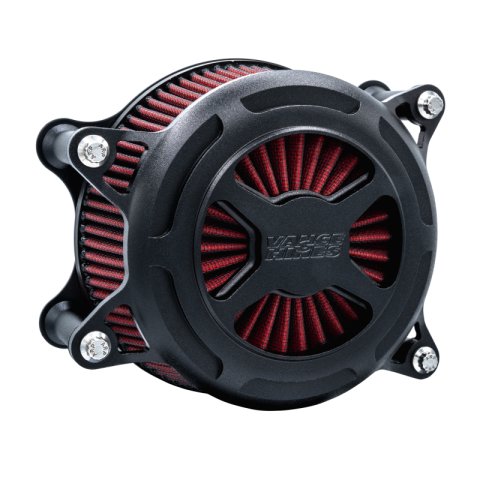Vance & Hines 23+ HD Road/Street Glide V02 X Air Intake - Wrinkle Black