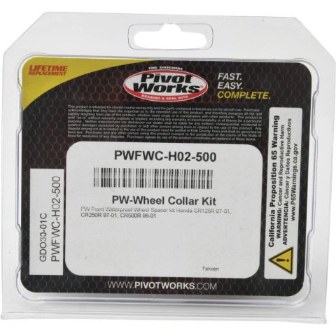 Pivot Works 97-01 Honda CR125R Front Waterproof Wheel Spacer Kit