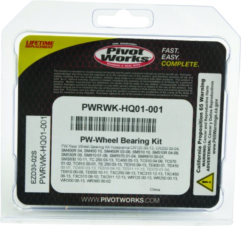 Pivot Works 00-13 Husqvarna CR125 Rear Wheel Bearing Kit