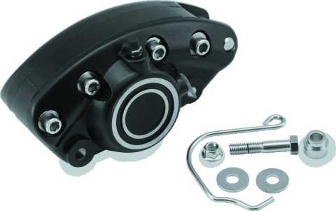 Bikers Choice 73-84 FL Black Front Banana Caliper Replaces H-D 44006-80