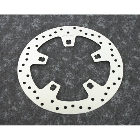 Bikers Choice 14-Up Touring Lug Mount Polished Stainless Front Brake Rotor Without Hardware