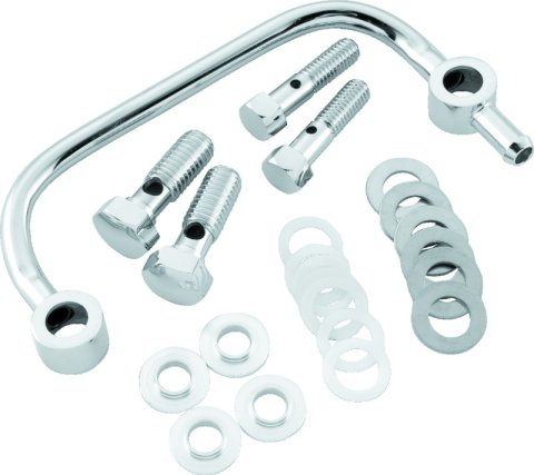 Bikers Choice 93-06 Big Twin Chrome Head Breather Kit