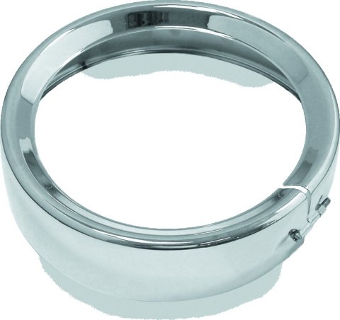 Bikers Choice FLH FLT FLHR FLD 7 Inch Chrome Headlight Trim Ring