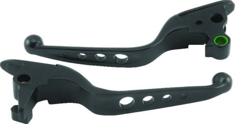 Bikers Choice 15-17 FLST FXST O-Series 4 Holed Lever Set Black