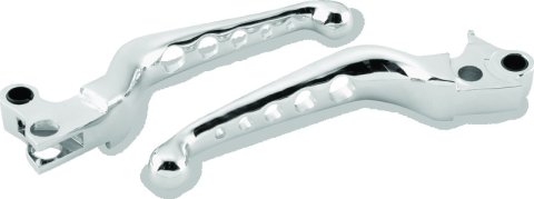 Bikers Choice 96-16 Big Twin W/ Cable Clutch 96-03 XL O-Series 5 Holed Lever Set Chrome