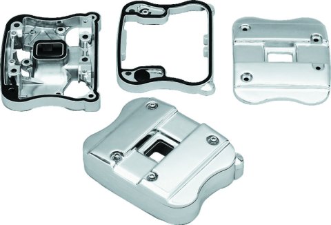 Bikers Choice 84-99 Evo Custom Models / 86-99 XL Chrome Rocker Box Kit