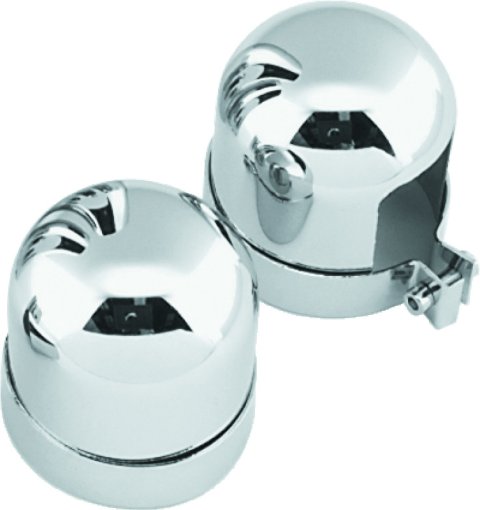 Bikers Choice 52-64 K XL 58-64 FL & Custom Chrome Shock Top Covers Replaces H-D 54707-84T