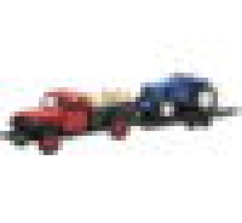 New Ray Toys 1946 Dodge Power Wagon with Farm Tractor/ Scale - 1:32