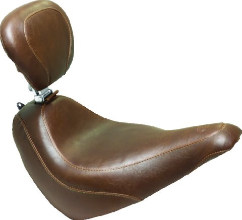 Mustang 97-21 Harley Touring Sissy Bar Pad (12 inch x 9 inch) - Brown