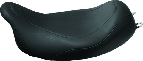 Mustang 08-21 Harley Electra Glide,Rd Glide,Rd King,Str Glide Wide Tripper Solo Seat - Black