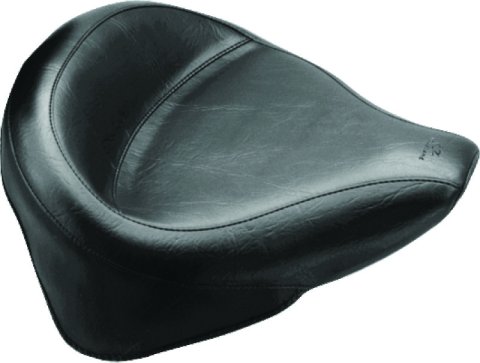 Mustang 00-15 Harley Softail Standard Rear Tire Wide Touring Solo Seat - Black