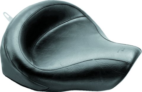 Mustang 06-17 Harley Dyna Wide Touring Solo Seat - Black