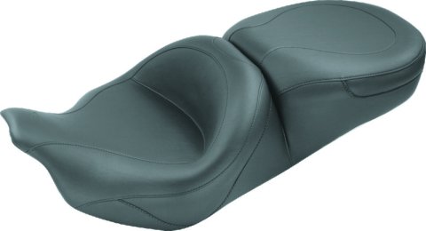 Mustang 08-21 Harley Electra Glide Std, Rd Glide, Rd King, Street Glide Touring 1PC Seat - Black