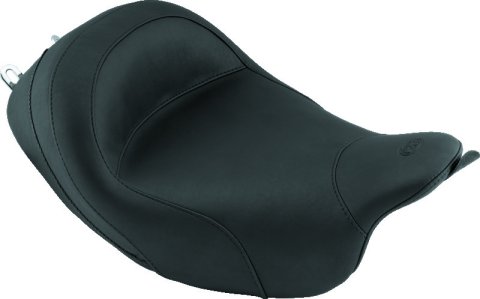 Mustang 08-21 Harley Electra Glide Std, Rd Glide, Rd King, Street Glide Touring Solo Seat - Black