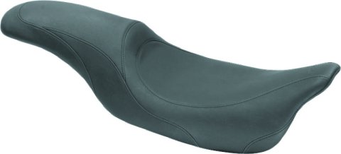 Mustang 08-21 Harley Electra Glide, Rd Glide,Rd King, Str Glide Tripper Fastback 1PC Seat - Black