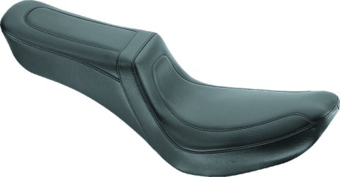 Mustang 58-84 Harley FX/FL Squareback 1PC Seat - Black