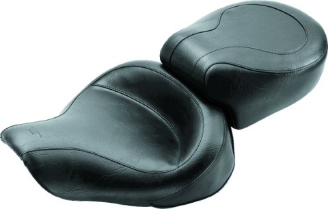 Mustang 91-05 Harley Dyna Wide Touring 1PC Seat - Black