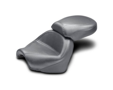 Mustang 05-08 Suzuki Boulevard C50, 05-08 C50T, 01-04 VL800 Volusia Touring 2PC Seat - Black