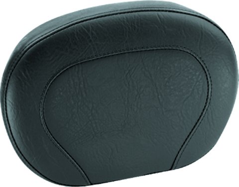 Mustang Harley Setback Vintage Sissy Bar Pad Low Medallion Style (12 inch x 9 inch) - Black