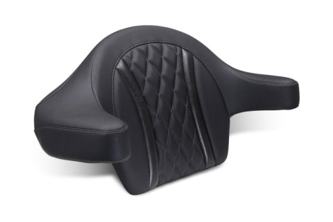 Mustang 23-25 Harley CVO Road Glide (ST) Deluxe Diamond Ext Arm Wrap-around Backrest Black