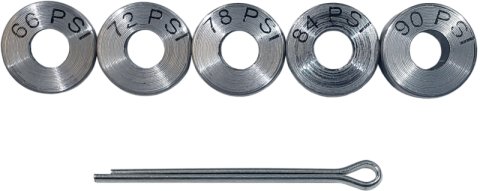 Boundary 89-05 Ford/Mazda BP (All Types) I4 Shim Kit (7/14/21/28/35 PSI) w/Retaining Pin